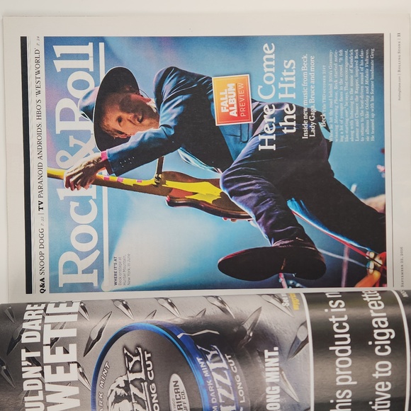 GREEN DAY ROLLING STONE MAGAZINE ISSUE 1270, SEPT 22, 2016 VG+ Cond - Picture 6 of 17